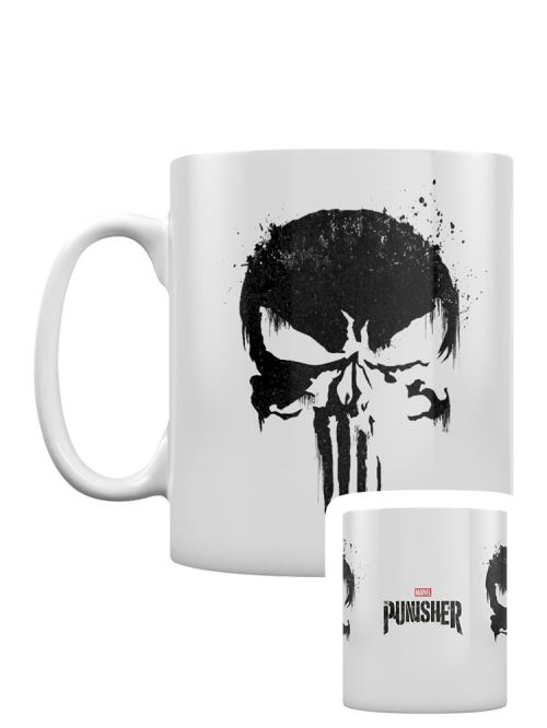The Punisher Tasse en boîte Skull blanc