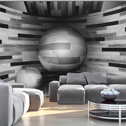 Papier peint - Gray sphere - 300x210 Artgeist (55526)