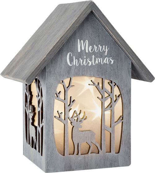 Maison Lumineuse Merry Christmas, « Shabby Chic »