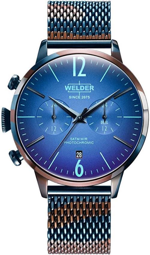 Reloj Welder WWRC820 Smoothy Hombre Azul Acero