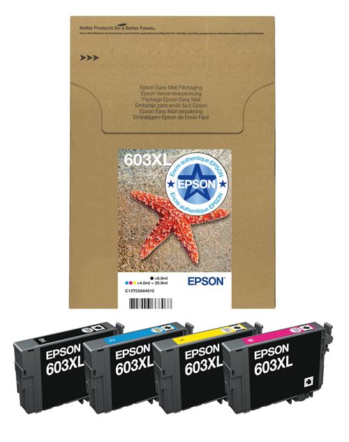 Epson 603xl Multipack 4 Ink Cartrige Multicolore