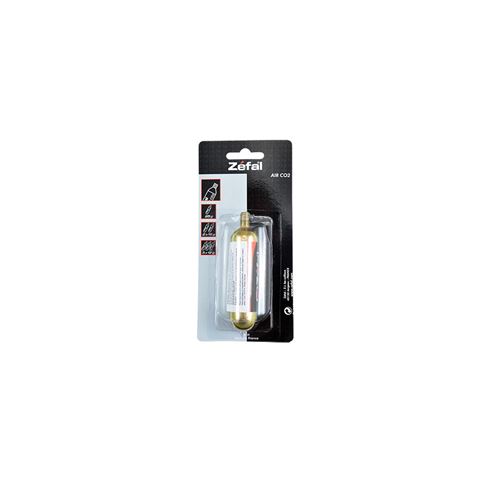 Cartouche co2 zefal 25gr filete (tubeless) pr pneu 27.5'' et 29'' (x2)