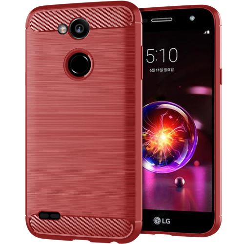 Etui Coque de protection durable souple pour LG X5 2018 - Rouge