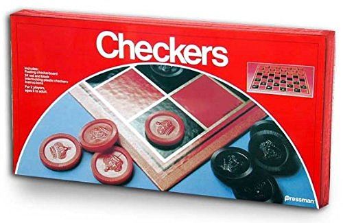 Jeu de plateau pliant Checkman Toy Checkers-1