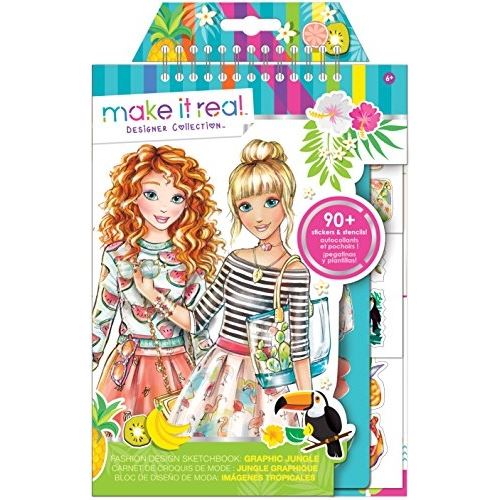 Make it real 3202 graphic jungle mode motif croquis