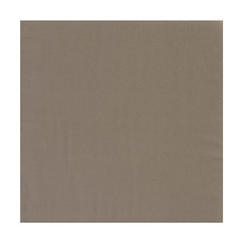 Serviette de Table Unie taupe 50 x 50 cm Winkler