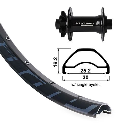 Xlc Roues Xlc 29´´ Rodi Ready 25 Disc And Fw Disc 6 Holes One Size