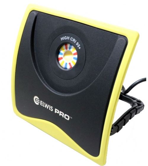 Elwis Pro projecteur de travail avec prises de courant 30,5 cm noir/jaune
