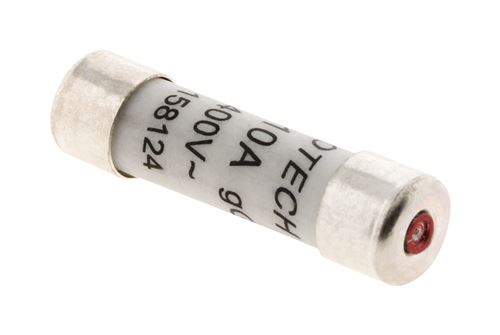 3 fusibles céramique 8,5x 31,5 - 10A avec voyant - Zenitech