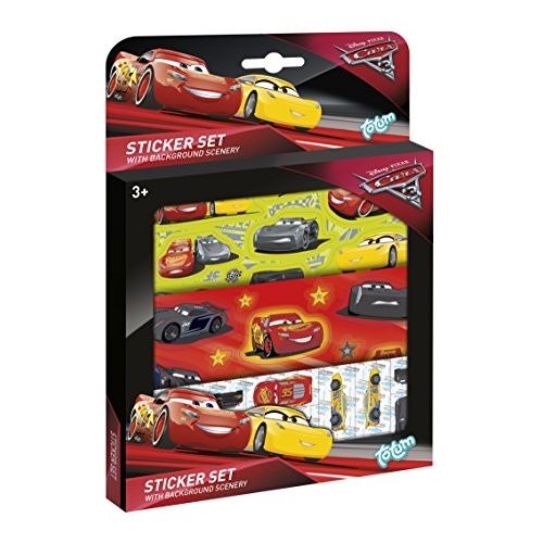 Totum - bj140073 - set dautocollants - cars disney totu320053