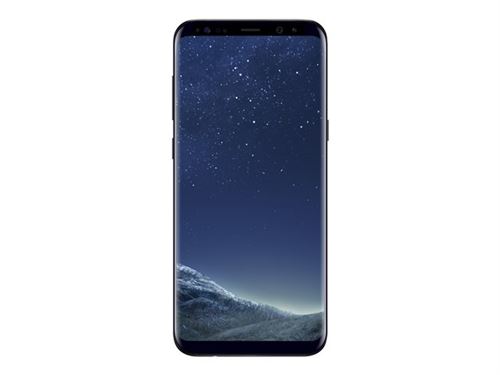Samsung Galaxy S8+ - 4G smartphone - RAM 4 Go / 64 Go - microSD slot - écran OEL - 6.2 - 2960 x 1440 pixels - rear camera 12 MP - front camera 8 MP - noir minuit