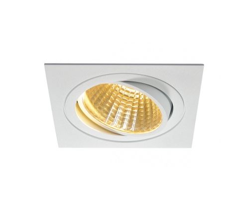 Kit new tria led carré blanc 25w 2700k 30° alim & clips ressorts incl