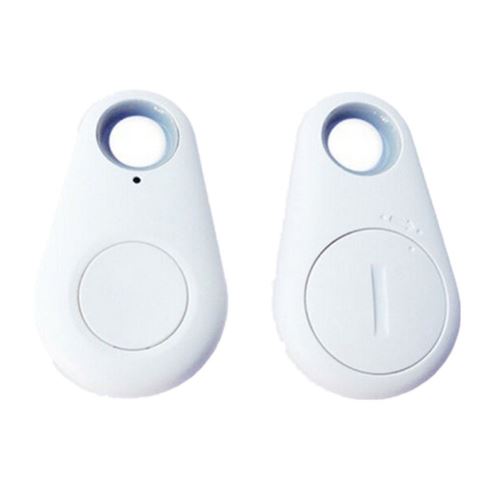 Alpexe Porte-Clés Avec Alarme GPS Smart Tracer Key Tracker (Blanc)