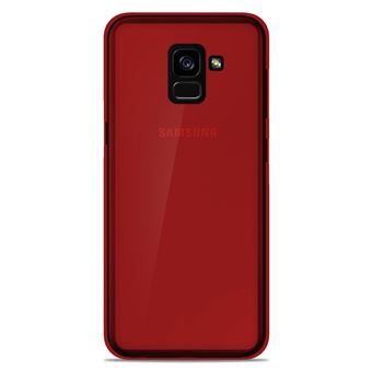coque samsung a8 2018 silicone rouge