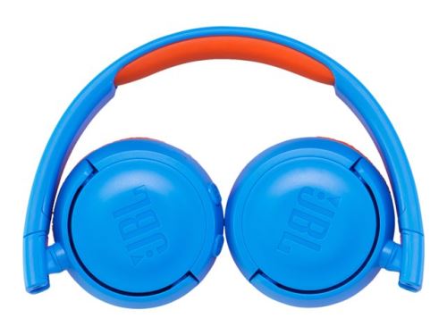 JBL JR300BT - Koptelefoon met micro - op oor - Bluetooth - draadloos - oranje/blauw