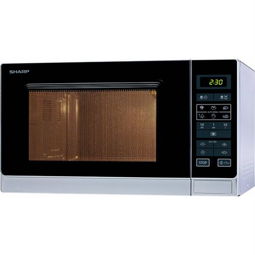 Sharp R-742(IN)W - magnetron met grill - vrijstaand