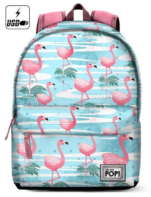 Ohmypop Flamants roses Sac à dos 44x30