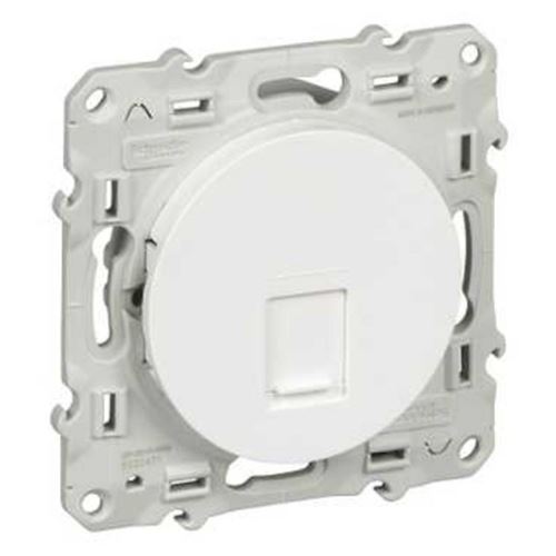 Schneider Electric Blanc S520471 Odace Rj45 Blc Grade1 Tel - Image 1