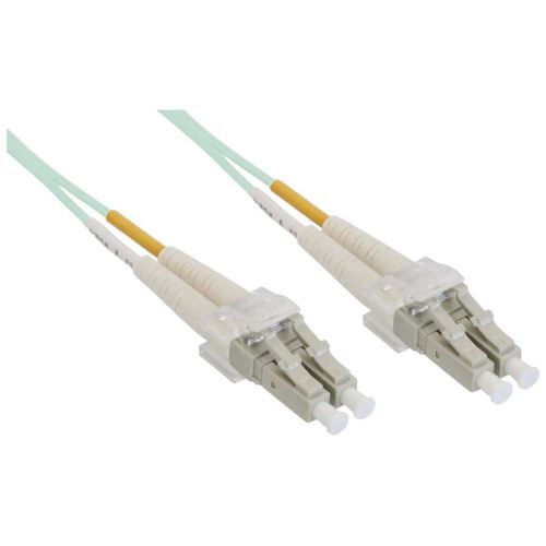 Câble duplex optique en fibre InLine® LC / LC 50 / 125µm OM3 1m