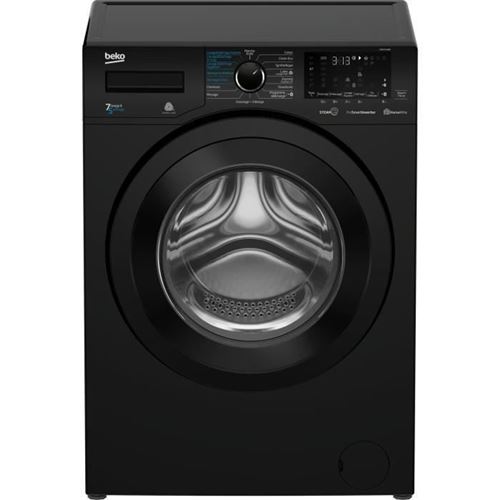 Beko - Hwd7526bb - Lave-linge Sechant Frontal - 7kgs+5kgs - 1200t - B - Noir - Moteur Induction