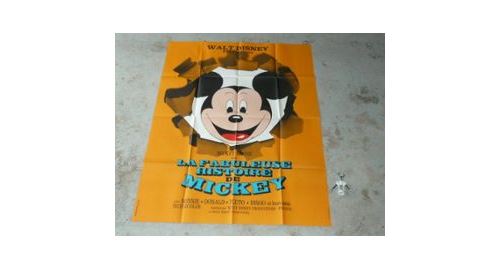 La Fabuleuse Histoire de Mickey AFFICHE CINEMA ORIGINALE État correct - N/A reconditionné disponible sur Fnac