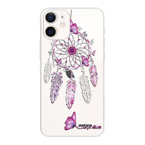 Coque pour iPhone 12 mini souple transparente Carpe diem Motif Ecriture Tendance [Evetane®]