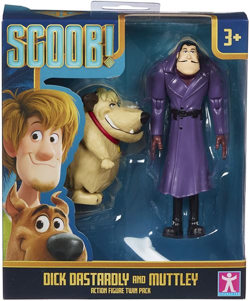 Scooby Doo Scoob Movie Twin Pack Figurines articulées 12cm Dick