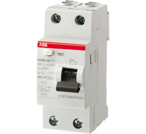 Abb Interrupteur Différentiel Fh202 - 63A - Type Ac - Image 1