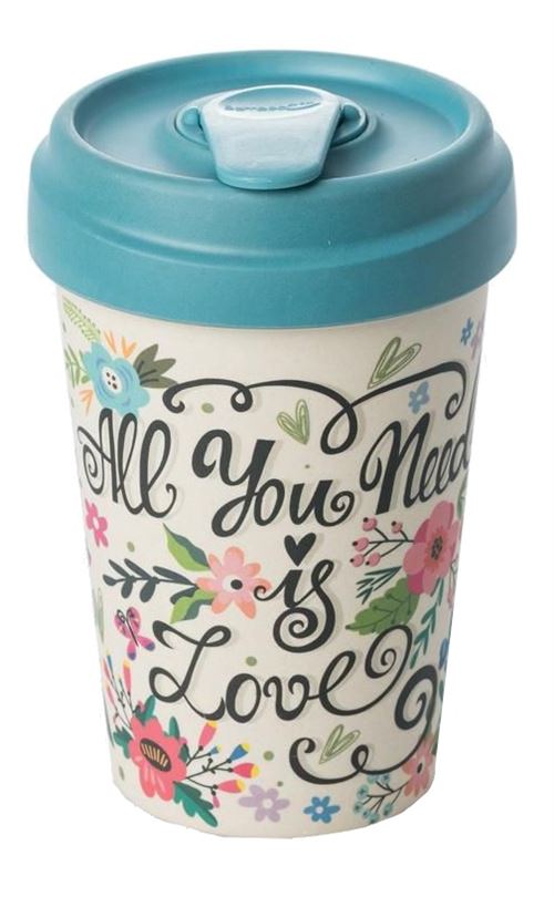Chic.Mic gobelet BambooCUP*Tout ce qu'il faut, c'est de l'amour 400 ml