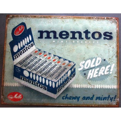 plaque bonbons mentos sold here deco confiserie cuisine bar
