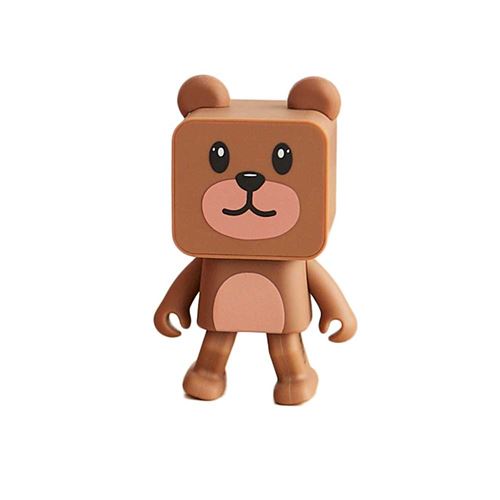 Enceinte Bluetooth Dancing Animals Ours - MOB - S'anime en musique - Puissance 3W - Stereo - Kit Mains Libres