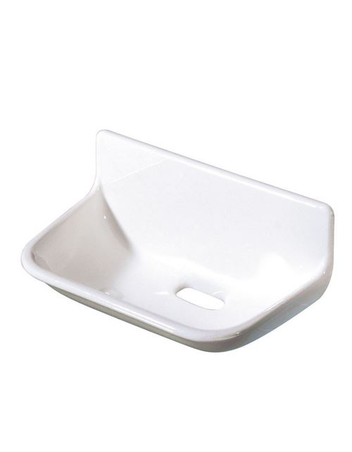 Porte savon tigre douche blanc Palma