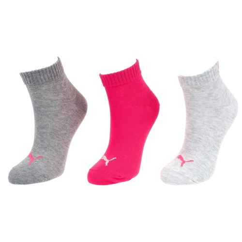 Chaussettes invisibles Puma Soq. grs/rse 3 paires Gris taille : 39-42 réf : 20447