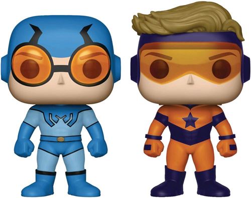 Figurine Funko Pop! 2 - DC Comics - Twin Pack Blue Beetle et Booster Gold