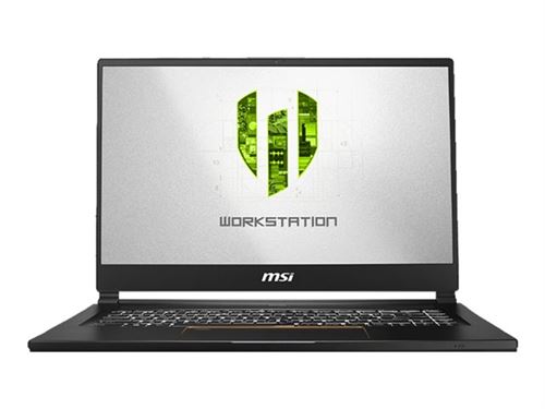 MSI  WS65 9TL 1072FR - Intel Core i7 - 9750H - Win 10 Pro - Quadro RTX 4000 - 32 Go RAM - 1 To SSD NVMe - 15.6"" 1920 x 1080 (Full HD) - Wi-Fi 5 
