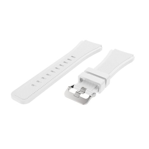 Bracelet en silicone pour SAMSUNG galaxy Watch 46mm/Gear S3 - Blanc