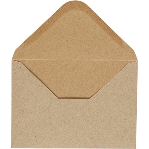 Happy Moments enveloppes 11,5 x 16 cm 10 pièces 110 g beige