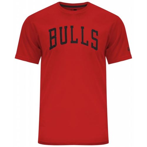 T-Shirt NBA Chicago Bulls New Era Team Apparel Pop Rouge pour Homme