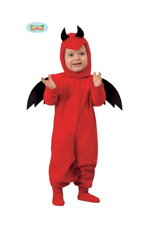 Costume bebe de diable 1/12 mois