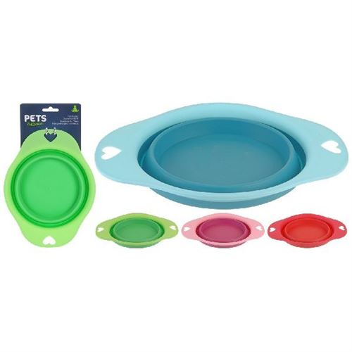 Mangeoire en silicone pliable