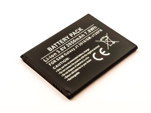 Battery SAM Galaxy J1 2016, SM-J120FN, Li-ion, 3,8V, 1920mAh, 7,3Wh