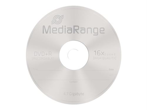 MediaRange - DVD+R x 10 - 4.7 Go - support de stockage