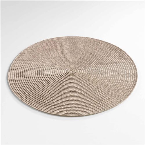 CDaffaires Set de table (0) 35 cm polypropylene zebulon Taupe