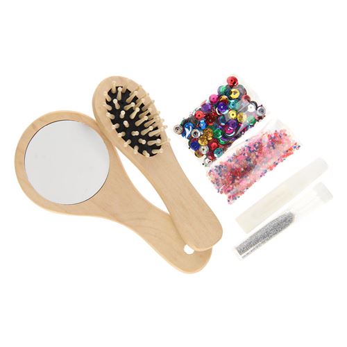 Décorez votre ensemble de beauté en bois