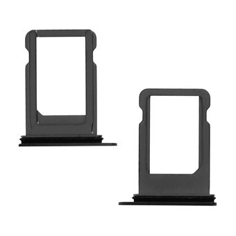 INCL MMOBIEL Tiroir Carte Sim de Rechange Compatible avec iPhone X 5.8 inch Noir 2017 Support Carte SIM Joint en Caoutchouc et l'épingle SIM 