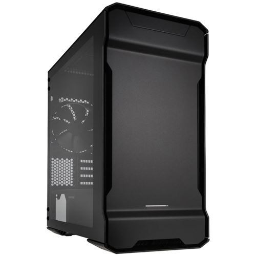 Phanteks Enthoo EVOLV - Tempered Glass Edition - tour - micro ATX - panneau latéral fenêtré (verre trempé) - pas d'alimentation - noir satin - USB/Aud