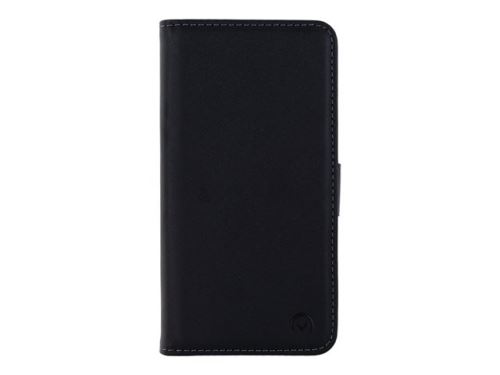 Mobilize Gelly Wallet Book - Flip cover voor mobiele telefoon - polyurethaan, thermoplastic polyurethaan (TPU) - zwart