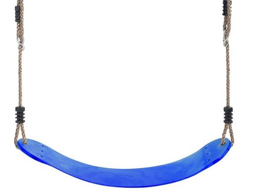 Swing King siège Flexpivotant en plastique 66 x 14 cm bleu