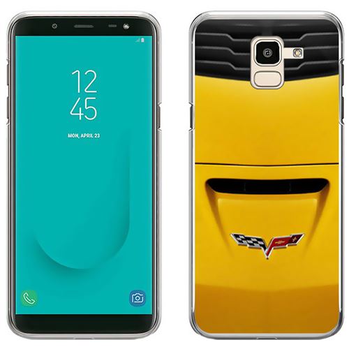 Coque pour Samsung Galaxy J6 -  Capot Corvette