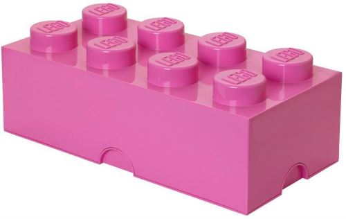 Lego Storage Brick 8 Large Bright Pink